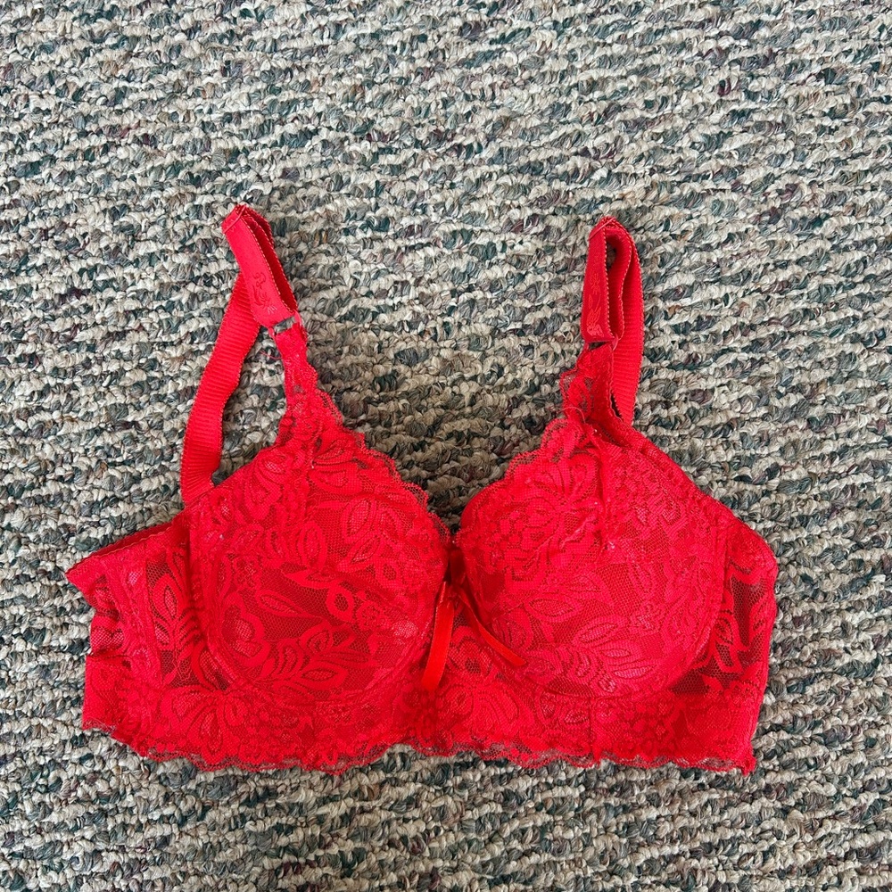 Red Lace Bra for Women